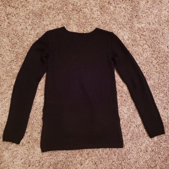 H&M Black Sweater Sequin Sparkle Is The New Black - Picture 3 of 5